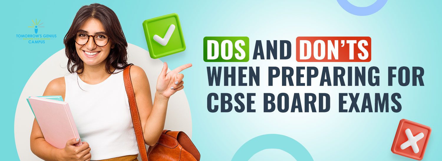 Dos and don’ts when preparing for CBSE board exams